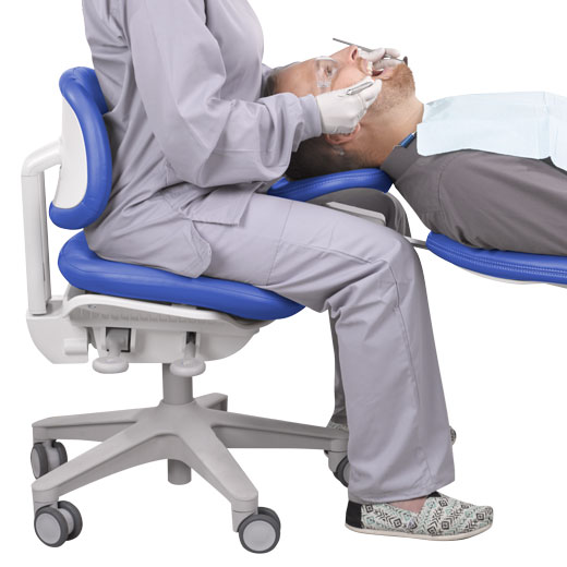 A-dec 500 Dental Stool with Dentist