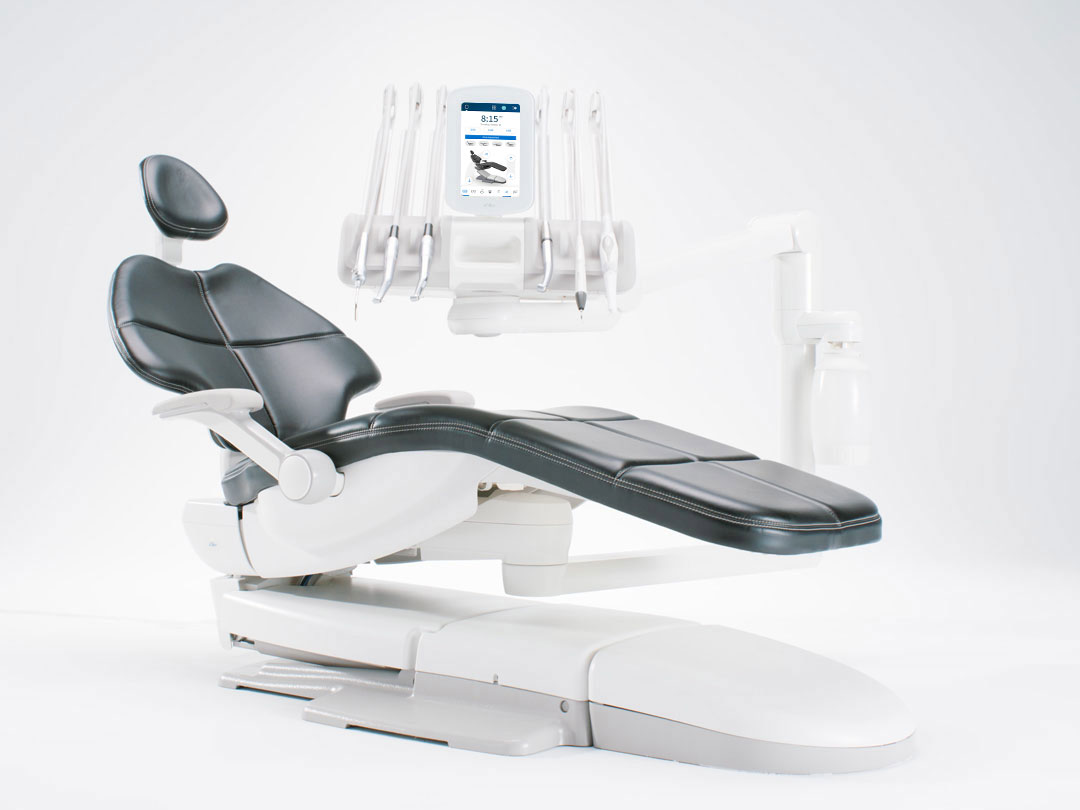 A-dec dental equipment on a white background