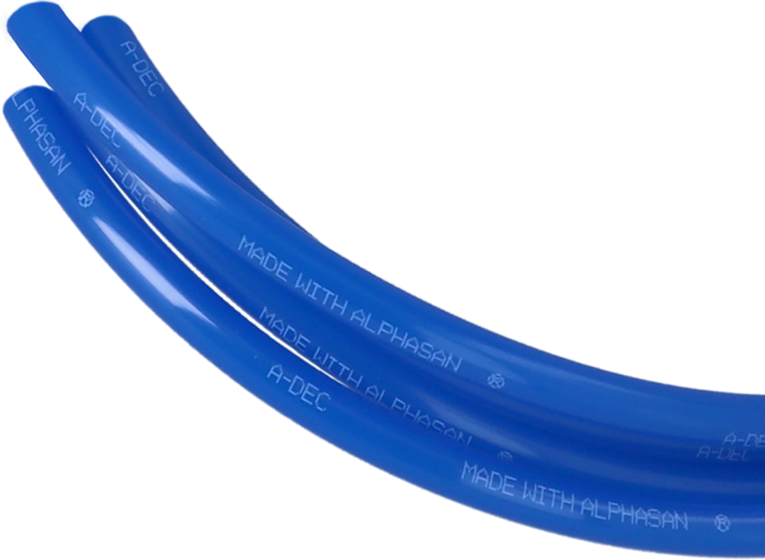 A-dec waterline tubing with Alphasan